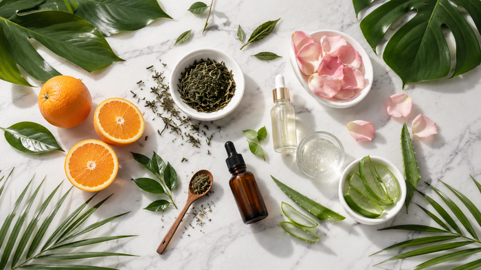 Los 5 ingredientes clave para una piel luminosa en el trópico